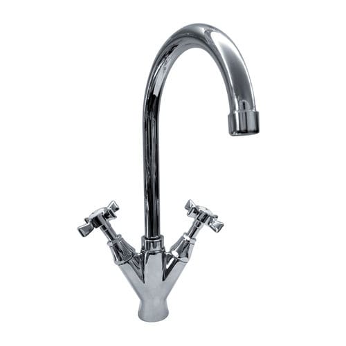 Aufsatz-Zweigriffmischer - RL1042 - BLEU PROVENCE - Messing / für Küche / 1-Loch