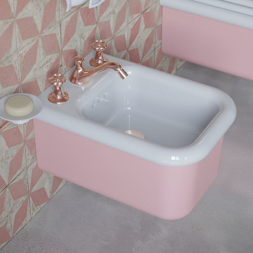 Wandhängendes Bidet - TC236 - BLEU PROVENCE - Keramik