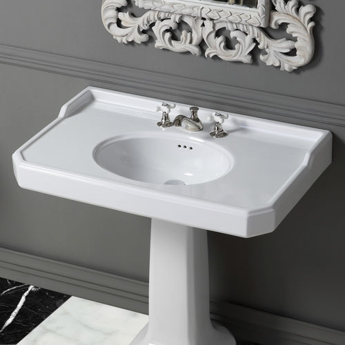 Wandhängendes Waschbecken - BP790 - BLEU PROVENCE - Keramik / mit verstellbarem Spiegel / Made in Italy
