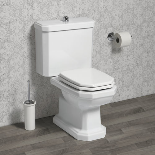 Monoblock-WC - BP724+BP740 - BLEU PROVENCE - Keramik / für Privatgebrauch / für Gewerbegebrauch