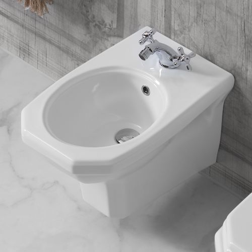 Wandhängendes Bidet - BP736 - BLEU PROVENCE - Keramik