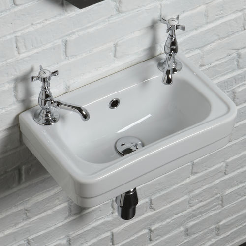 Wand-Waschbecken - BP945 - BLEU PROVENCE - Keramik / rechteckig / modern