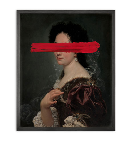 Leinwanddruck - RED MARK  - Mineheart - Portrait