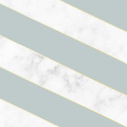 Moderne Tapete - DIAGONAL MARBLE - GREEN - Mineheart - Vlies / Streifenmuster / Marmoroptik