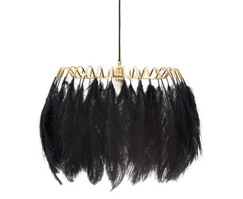 Hängelampe - FEATHER - Mineheart - Federn / Stahl / modern