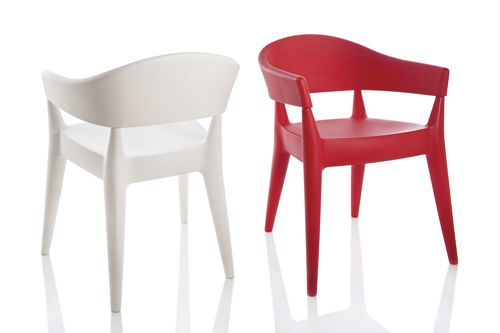 Moderner Restaurantstuhl - JO - ALMA DESIGN S.R.L. - Polyethylen / ohne Armlehnen