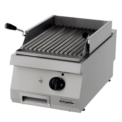 Gas-Grill - 700 : 7864.N1.40703.12 - Ozti - Tisch / Profi / Edelstahl