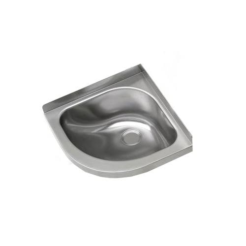 Wand-Handwaschbecken - BRAVO INOX S.R.L. - für Eckeinbau / Keramik