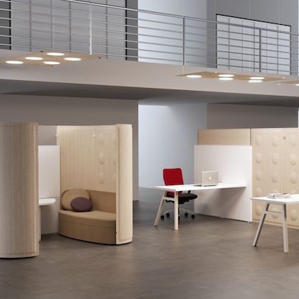 Schallschluckplatte für Wand - TR&Egrave;S SOUND - MASCAGNI - Stoff / Holz / für Büro