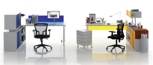 Schreibtisch für Open Space - OP - MASCAGNI - modern / Laminat / modulierbar