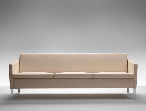 Modernes Sofa - LOUNGE - MASCAGNI - Kunstleder / Polyester / beige