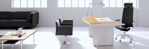 Chefschreibtisch - ARCO - MASCAGNI - modern / Holz / mit Stauraum