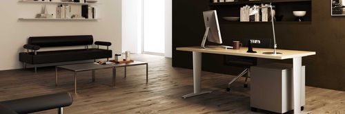Moderner Schreibtisch - CORA - MASCAGNI - Laminat / für Gewerbegebrauch