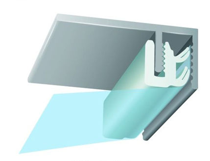 Aluminium-Befestigungsprofil - P-CCA - CLIPSO - für Spanndecke