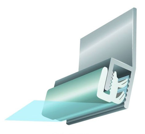 Aluminium-Befestigungsprofil - P-CWA - CLIPSO - für Spanndecke
