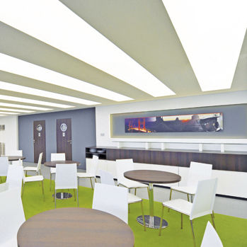 Polyester-Wandverkleidung - TRANSLUCENT - CLIPSO - Polyurethan / glatt / Stoffoptik