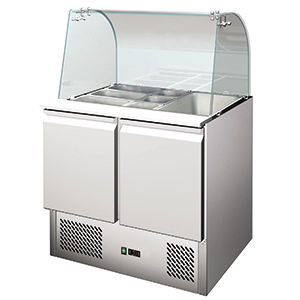 Profi-Saladette - MAGIC SAV 9000 - FRIGEO PERFECT COOLING - Edelstahl