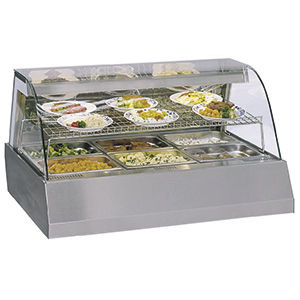 Beheizte Verkaufsvitrine / zum Aufstellen - VISION HOT 3 - FRIGEO PERFECT COOLING - mit Sichtfläche / für Einzelhandel / für Konditoreien