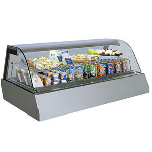 Kühlvitrine zum Aufstellen - VISION COLD 4 - FRIGEO PERFECT COOLING - für Einzelhandel / für Restaurants / für Profiküchen