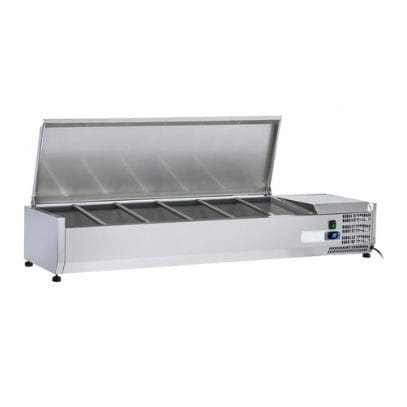 Kühlvitrine zum Aufstellen - SERIE AKV GN 1/4 - FRIGEO PERFECT COOLING - für Einzelhandel / maßgefertigt