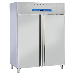 Kühlschrank mit Doppeltür - LOGIC F 1400 - FRIGEO PERFECT COOLING - Profi / freistehend / Edelstahl