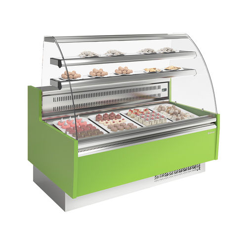 Verkaufskühlvitrine - VGL 15 C - INFRICO, S.L. - Stand / für Einzelhandel / Edelstahl