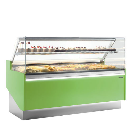 Standkühlvitrine - VLY 15 - INFRICO, S.L. - für Konditoreien / Edelstahl / Aluminium