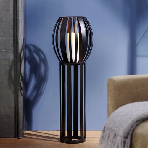 Moderne Laterne - LOMBARDI  - LAMBERT - Eisen / mit Glühlampe / Skulptur