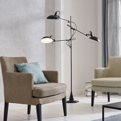 Stehleuchte - SWITCH ON  - LAMBERT - Aluminium / Stahl / Eisen