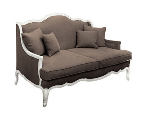 Stil-Sofa - Z 8075 - GUADARTE - Stoff / grau / Zweisitzer