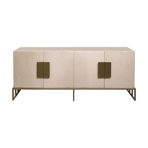 Modernes Sideboard - M 20173 - GUADARTE - Metall / lackiertes Holz / mit Schwingtür