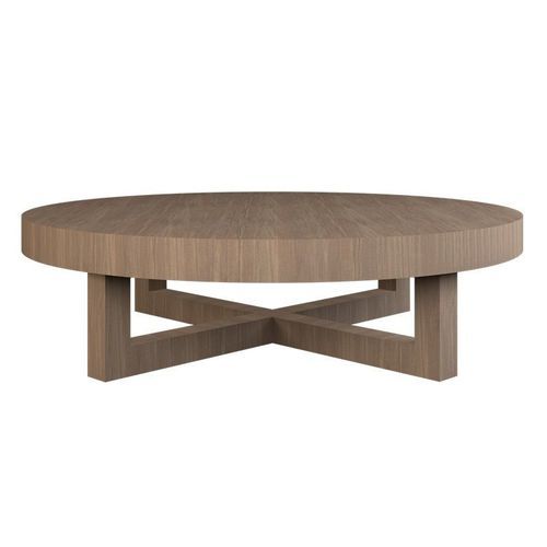 Moderner Couchtisch - M 1123 - GUADARTE - Holz / Gestell aus Holz / rund