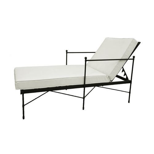 Moderne Sonnenliege - H 3084 – H 3085 - GUADARTE - Stoff / Schaumstoff / Schmiedeeisen