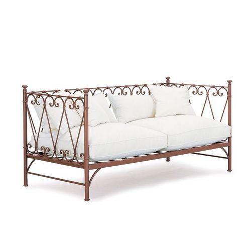 Modernes Sofa - H-3032 - GUADARTE - für Außenbereich / Eisen / handgearbeitet