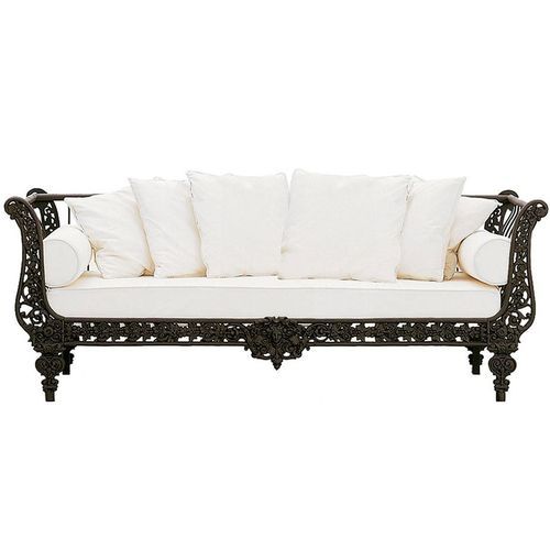 Klassisches Sofa - H 3004 – H 30041 - GUADARTE - für Außenbereich / Stoff / mit abnehmbarem Bezug