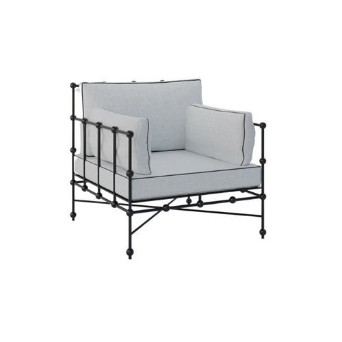 Moderner Gartenstuhl - H-30337 - GUADARTE - für Außenbereich / Metall / Schmiedeeisen