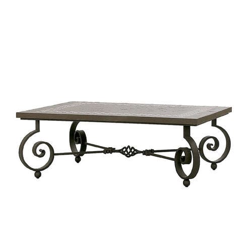 Stil-Couchtisch - H 1114 – H 11141 - GUADARTE - Schmiedeeisen / rechteckig / handgefertigt