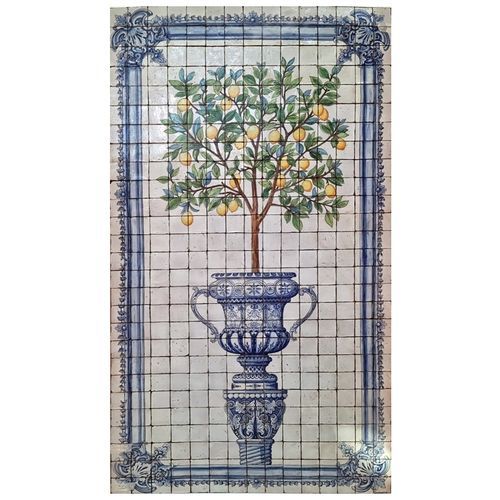 Keramikfliesen - 6MU104 - GUADARTE - handgemalt / für den Innenraum / Wand