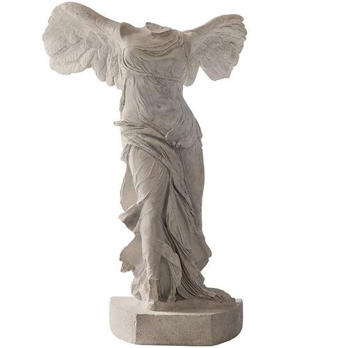 Keramik-Skulptur - Victoria de Samotracia - GUADARTE - Dekor / für Ausstellungen / silberfarben