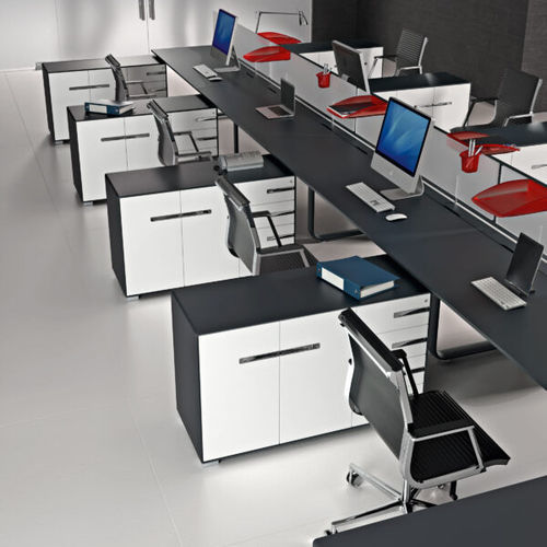 Schreibtisch für Open Space - LASA S.R.L. - bodenstehend / für mehrere Personen / modern