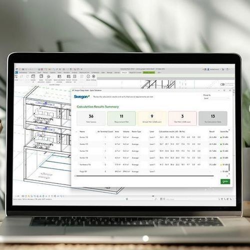 Software / BIM Building Information Modeling - DESIGN ASSIST - SWEGON - Projektplanung / Berechnung / Plug-in