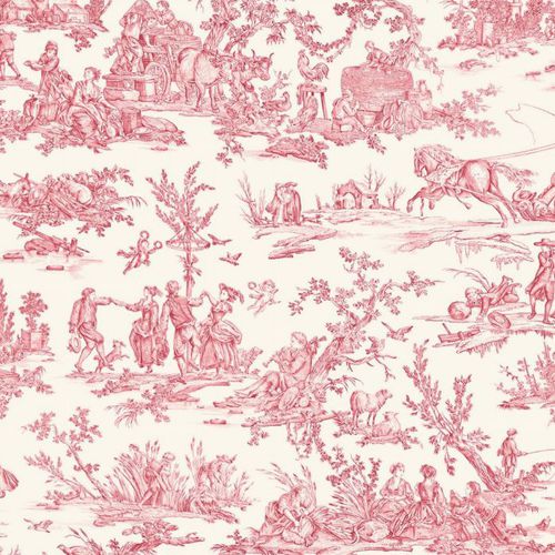 Möbelstoff - QUATRE SAISONS - Olivier Thévenon Selection - Motiv / Baumwolle / waschbar