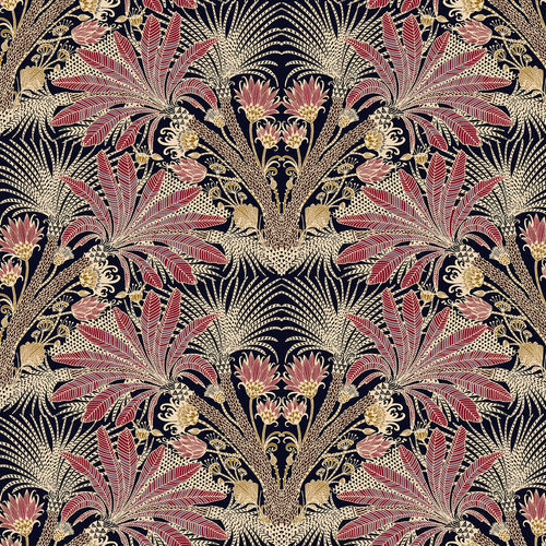 Moderne Tapete - GRAND HOTEL    - Olivier Thévenon Selection - Naturmotiv / Stoffoptik / mehrfarbig