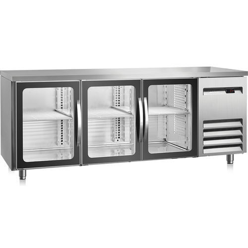 Positiver Großküchen-Kühlschrank - BRS 20 PV - Marecos - für Lebensmittel / silberfarben
