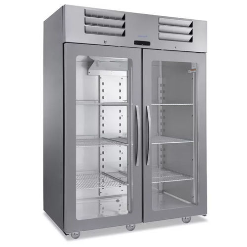 Positiver Großküchen-Kühlschrank - AGP 1400 TA PV - Marecos - 6 Abteile / für Lebensmittel / silberfarben
