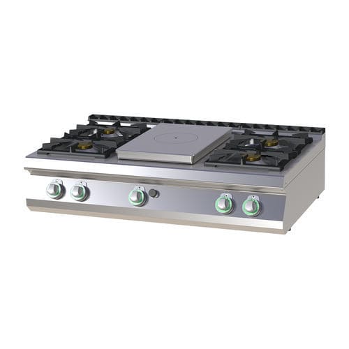 Gaskochfeld - STPS 7012 G - RM GASTRO - Induktion / Profi / mit 5 Kochfeldern