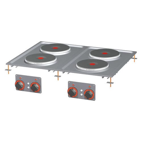 Elektrisches Kochfeld - PCD-68ET - RM GASTRO - Profi / mit 4 Kochfeldern / Einbau