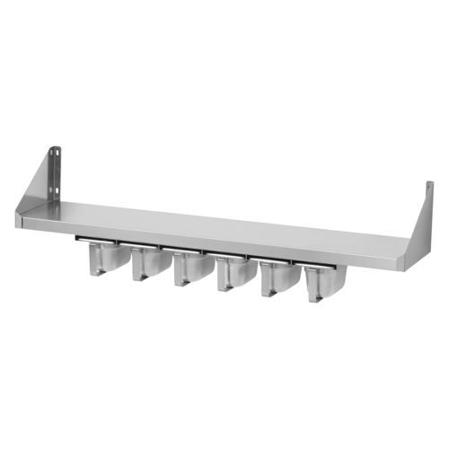 Wandmontiertes Regal - PNK 82x95 - RM GASTRO - modern / Edelstahl / für Gewerbegebrauch