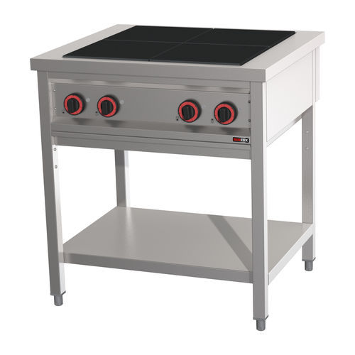 Elektrisches Kochfeld - SPF 80 E - RM GASTRO - Profi / mit 4 Kochfeldern / bodenstehend