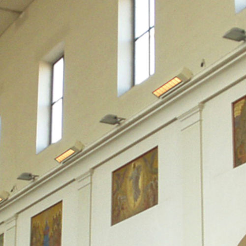 Gas-Heizpaneele - DS - SIABS S.r.l. - für Wand / für professionellen Gebrauch / beige